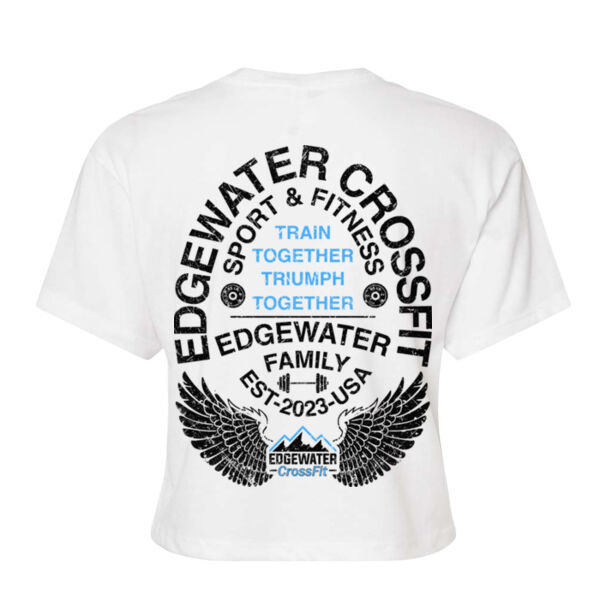 FAMILY GIVE YOU WINGS - WOMEN'S CROP T-SHIRT - $27FWYG$ Thumbnail